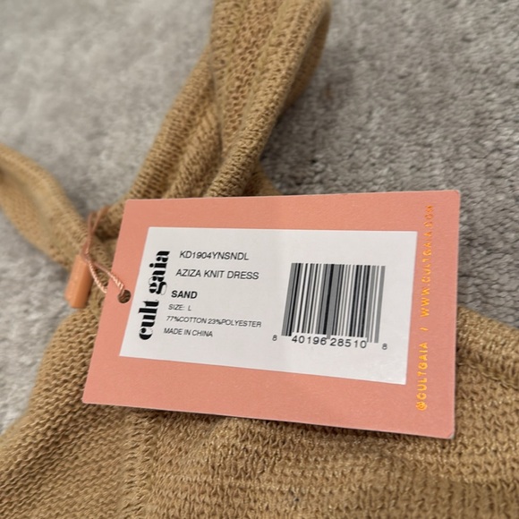 Cult Gaia NWT Aziza Knit Dress in Sand 🤩 - Picture 13 of 13